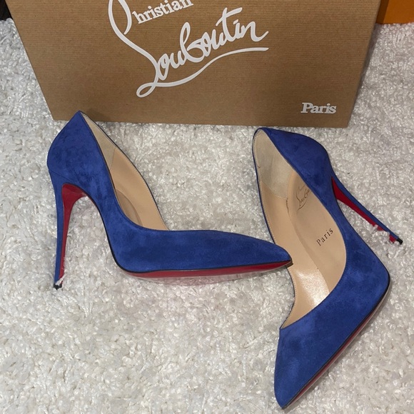 Christian Louboutin Pigalle Follies 100 Veau Velours - Picture 2 of 9
